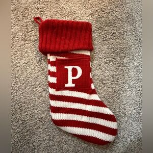 Wondershop Red and White Holiday Stocking